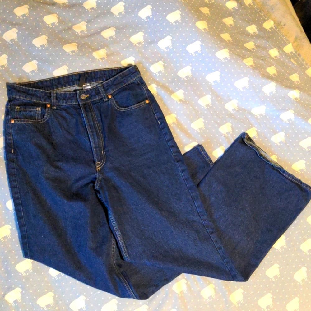 Divided bootcut/wide leg dark denim jeans size 10